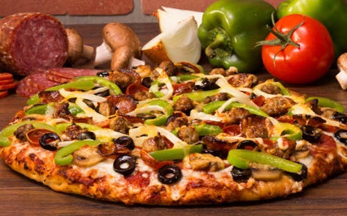 Order The Everest Pizza - Small 10" (10 Slices) food online from Mountain Mike Pizza store, Hercules on bringmethat.com