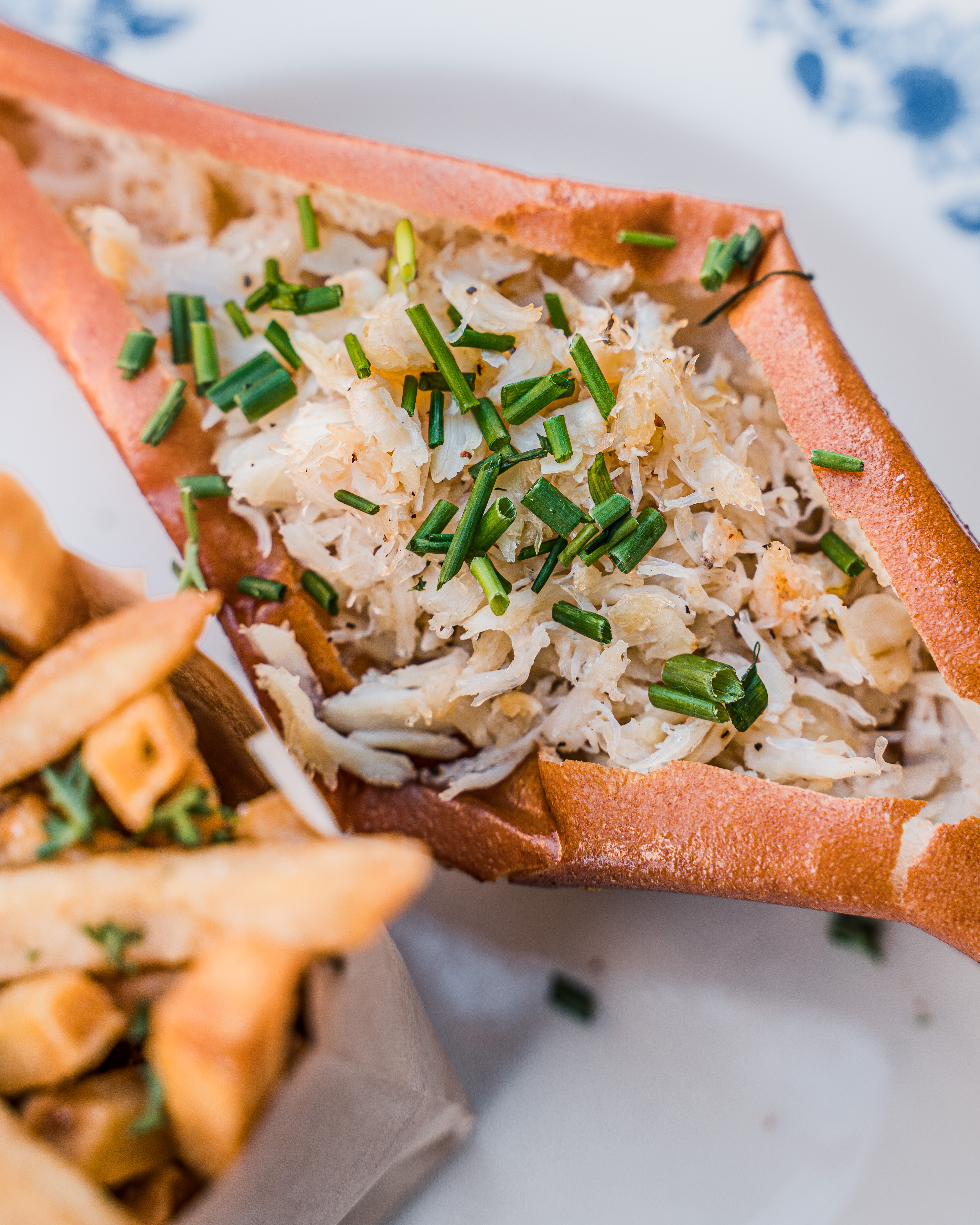 Order Dungeness Crab Roll food online from Plain Jane store, San Francisco on bringmethat.com