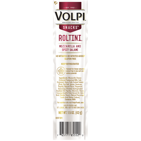 Order Volpi Roltini Mozzarella & Spicy Salami 1.5oz food online from 7-Eleven store, Hutto on bringmethat.com