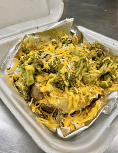 Order Broccoli & Cheese Potato food online from Jen Fish Fry store, Fayetteville on bringmethat.com