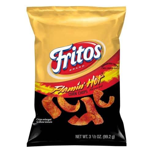Order Fritos · Flamin Hot Corn Chips (3.5 oz) food online from Mesa Liquor store, Mesa on bringmethat.com
