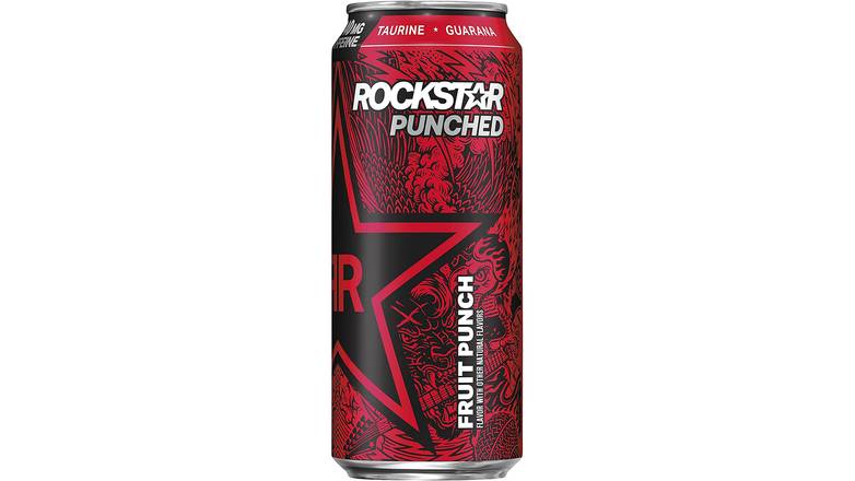 Order Rockstar Punched Energy Drink, Fruit Punch food online from Star Variety store, Cambridge on bringmethat.com