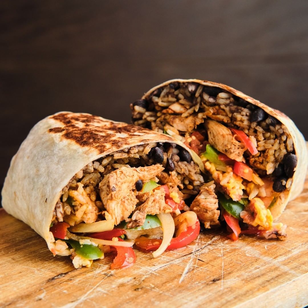Order Spicy Chicken Burrito food online from Burrito Bar Fresh Mexican Grill- store, Howell on bringmethat.com