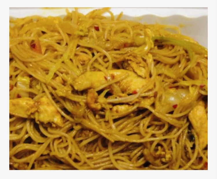 Order S1. Singapore Rice Noodle food online from Tea House store, Charlottesville on bringmethat.com