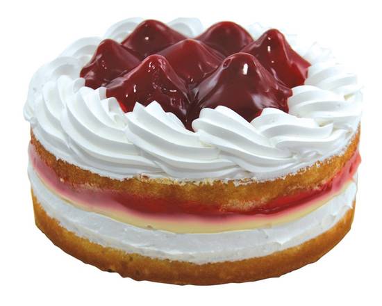 Order Strawberry Boston Crème Pie, 8 inch food online from Save Mart Supermarket store, Auburn on bringmethat.com