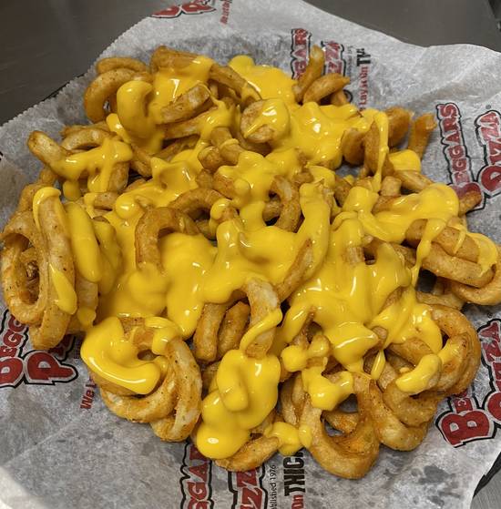 Order Curly Cheese Fries food online from Beggars Pizza store, Maywood on bringmethat.com