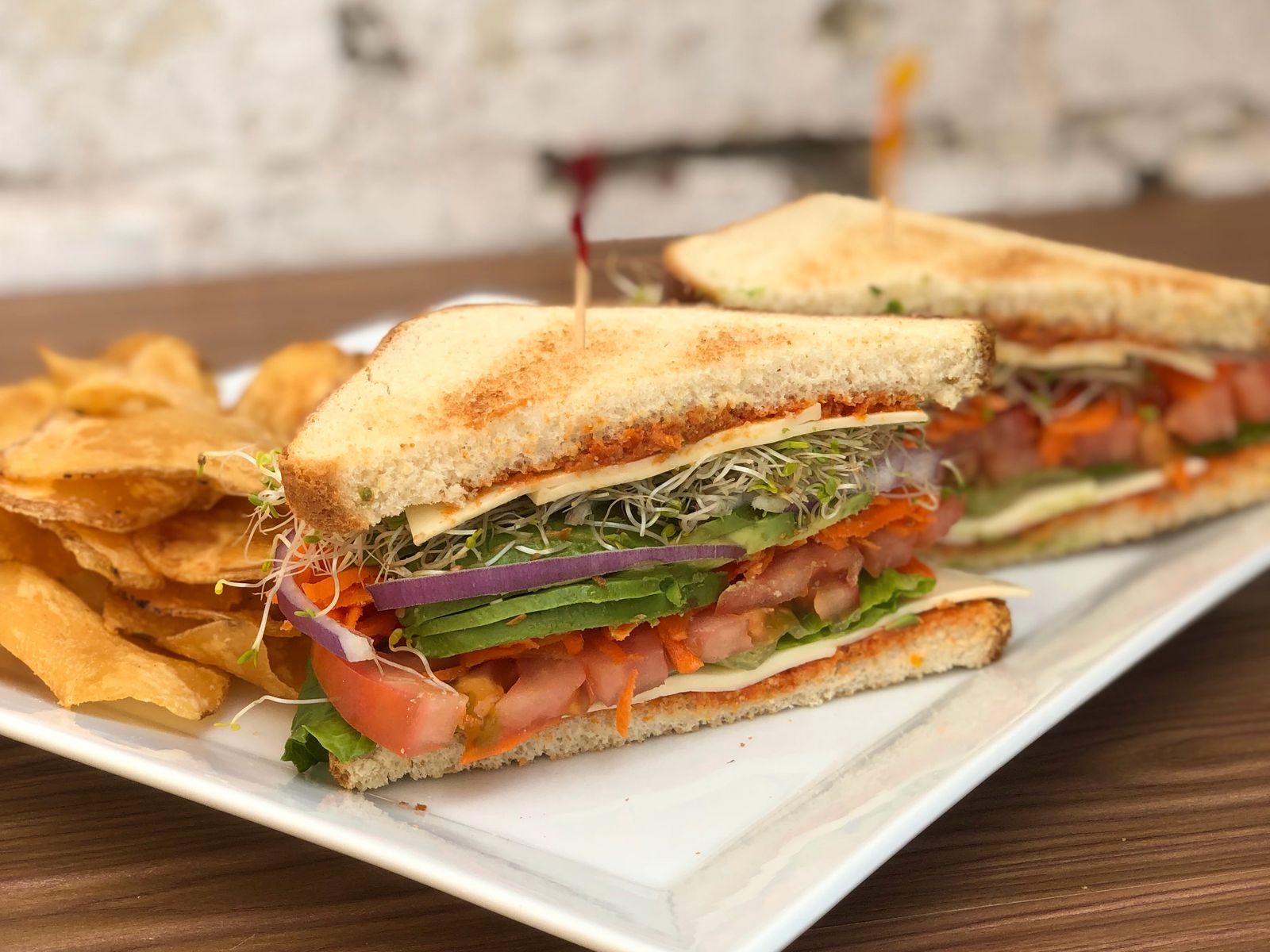 Order Vegetarian Sandwich food online from Lazy daisy cafe of beverly hills store, Beverly Hills on bringmethat.com