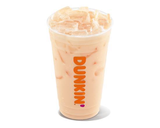 Order Peach Passion Fruit Dunkin' Coconut Refresher food online from Dunkin store, Half Moon Bay on bringmethat.com