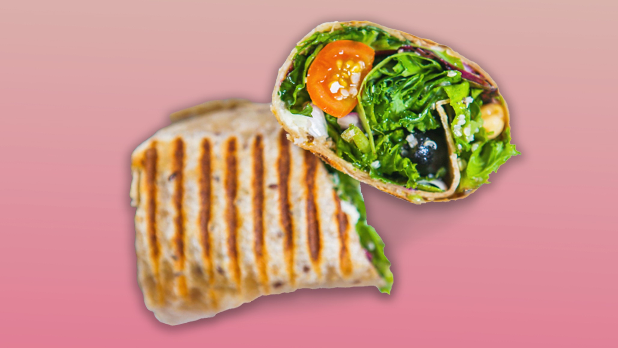Order VEGGIE WRAP food online from Sweetberry Bowls store, Pompton Lakes on bringmethat.com