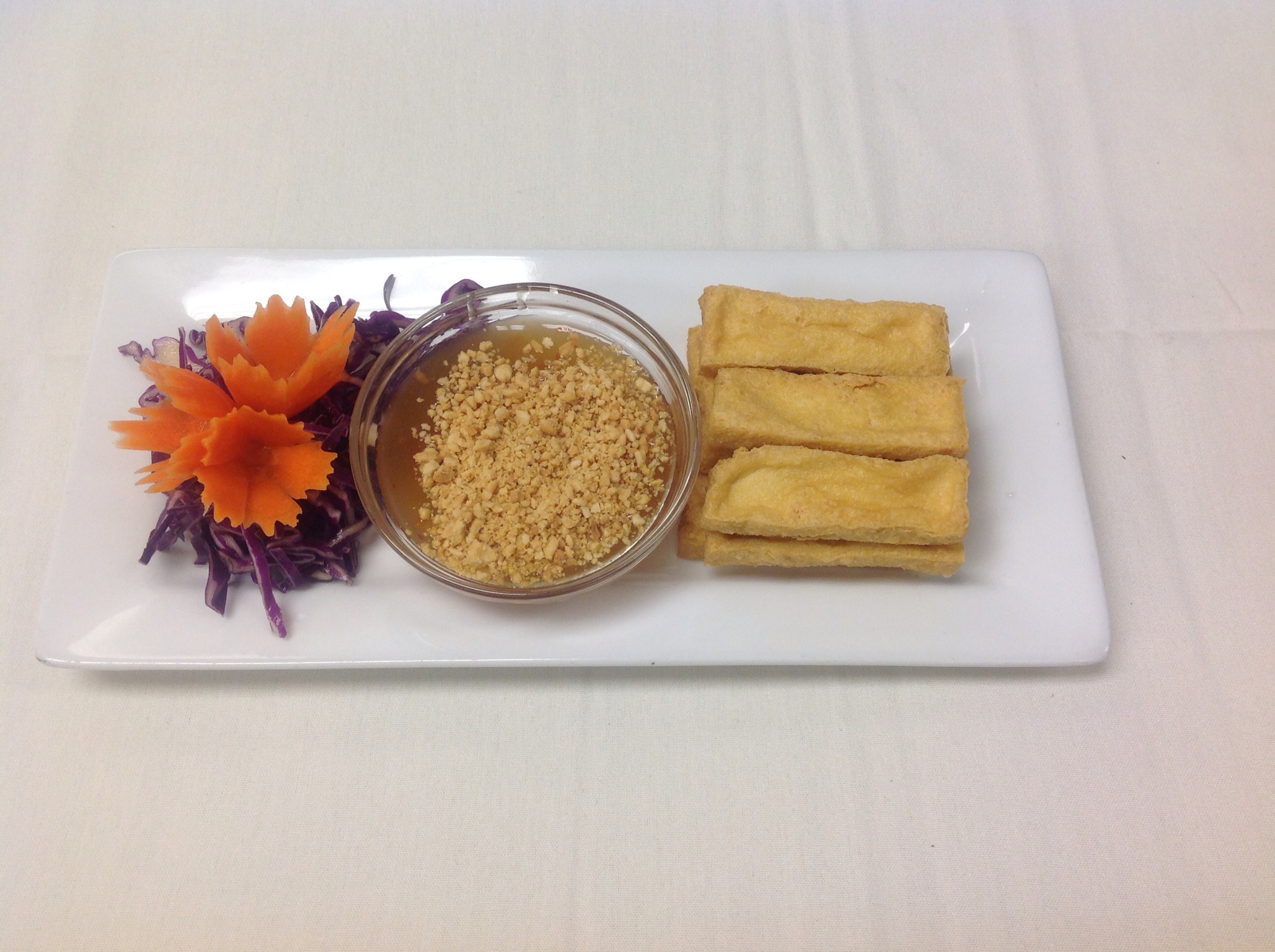 Order 4. Fried Tofu food online from Nine classic thai cuisine store, Chicago on bringmethat.com