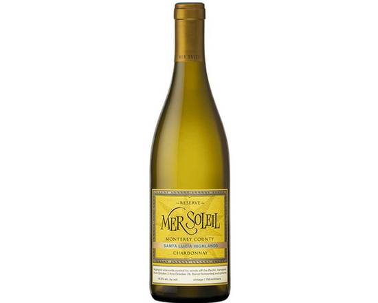 Order Mer Soleil, Chardonnay Rerve Santa Lucia Highlands (2020) · 750 mL  food online from House Of Wine store, New Rochelle on bringmethat.com