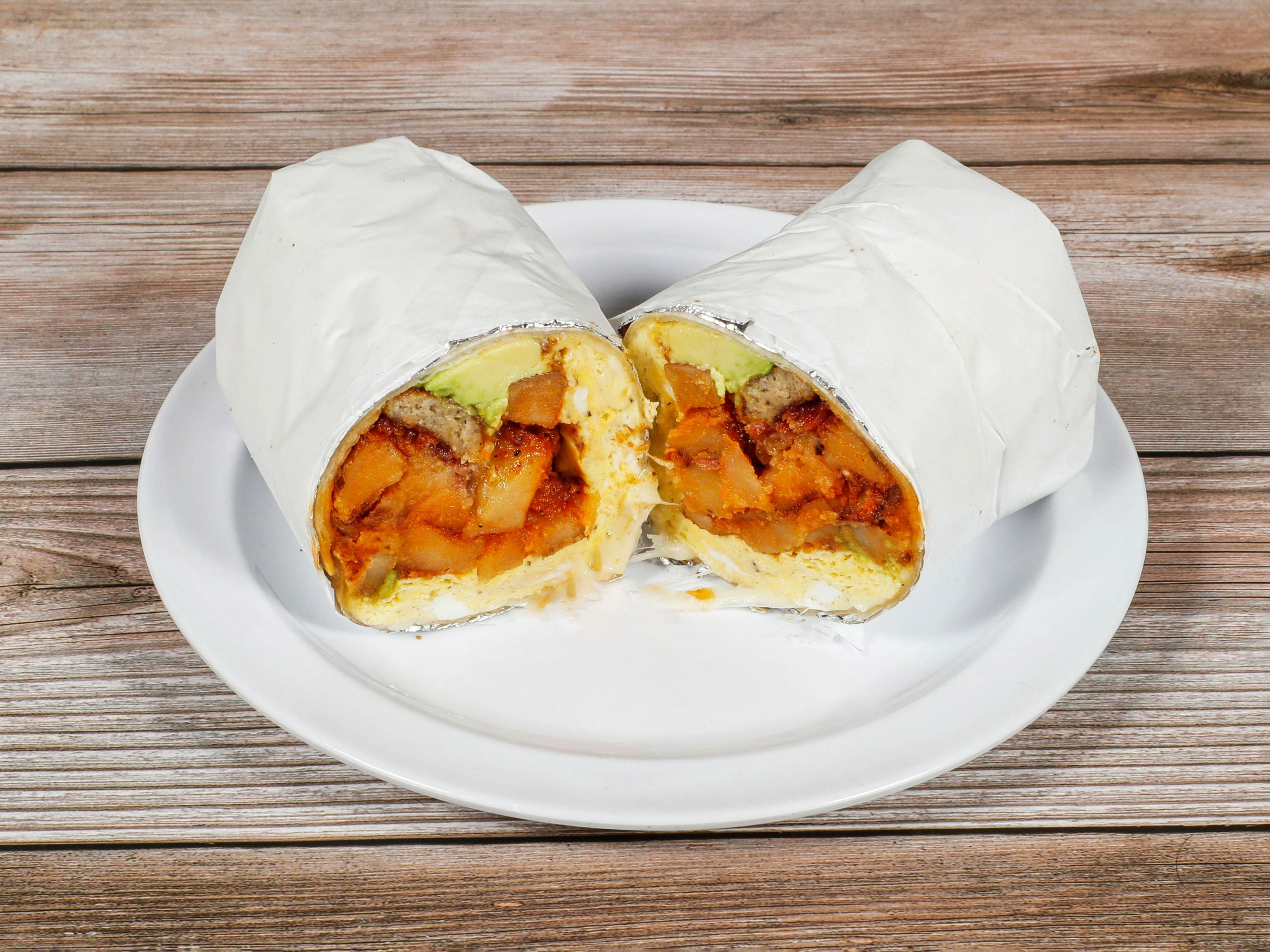 Order Breakfast Burrito food online from Hudson Bay Cafe store, Oakland on bringmethat.com