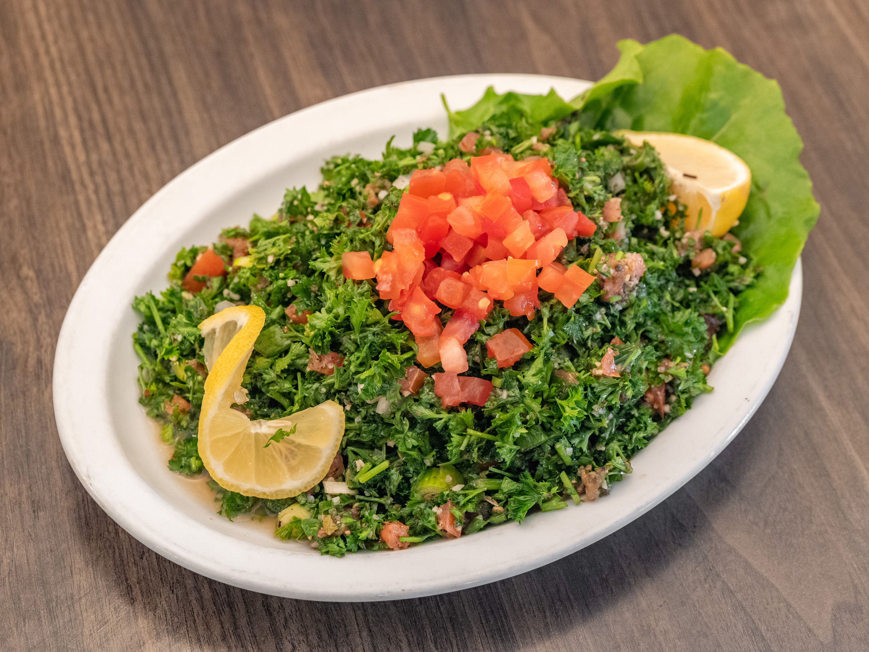 Order Tabouli Salad food online from Alloush Grill store, Livonia on bringmethat.com