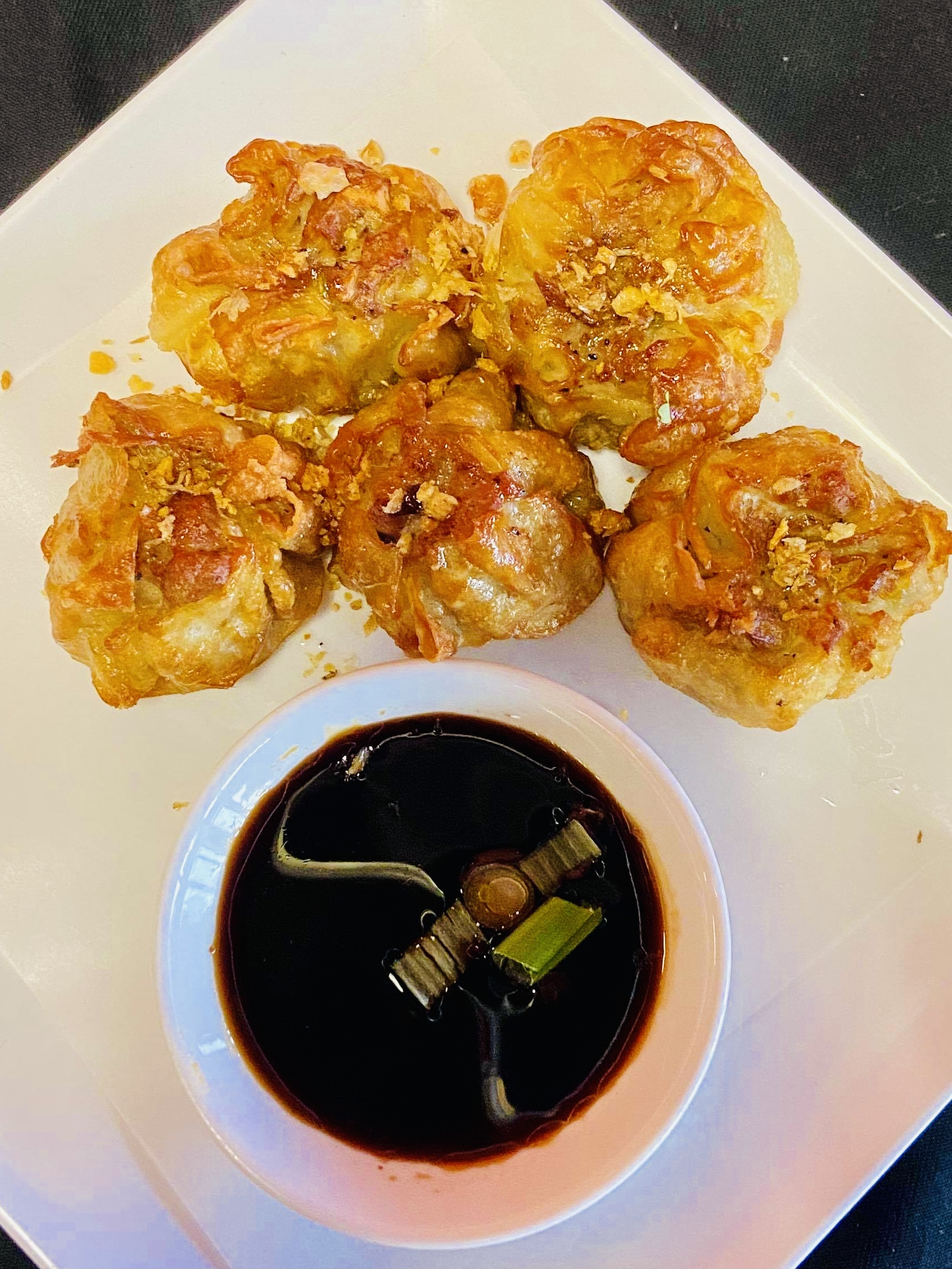 Order 7. Fried Dumplings food online from Thai Pakse Restaurant store, Fort Worth on bringmethat.com