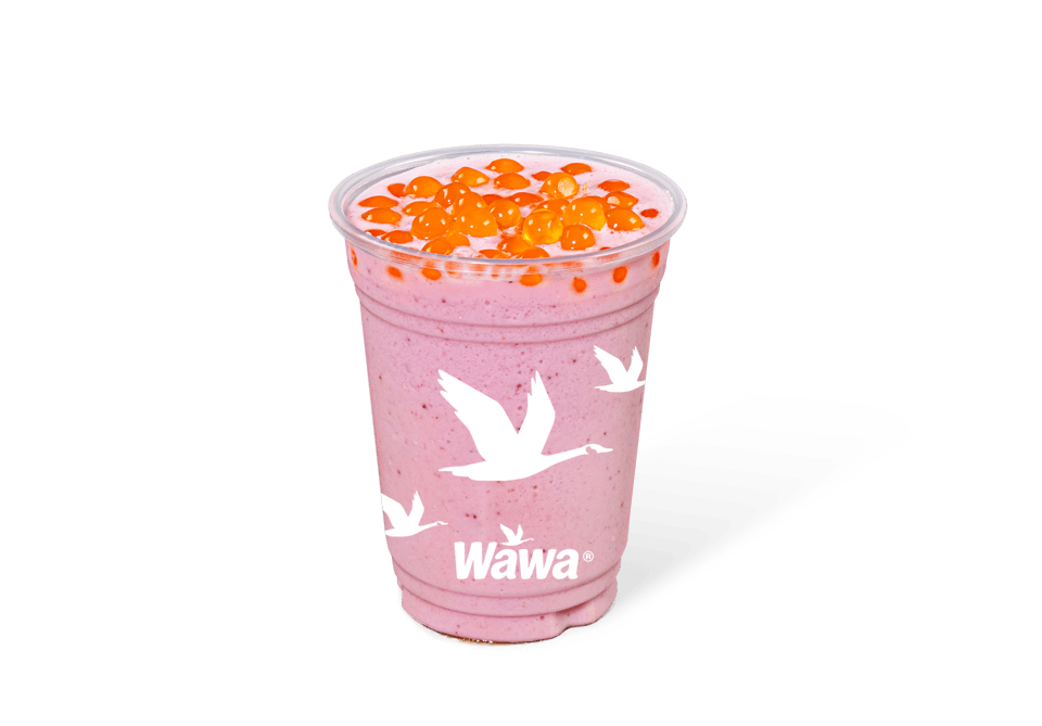 Order Popping Bubbles - Strawberry Cream Smoothie with Mango Bubbles food online from Wawa store, Washington on bringmethat.com
