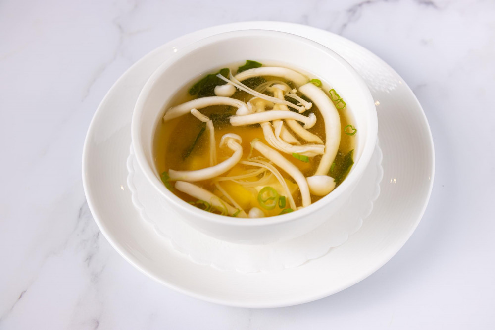 Order Miso Soup food online from Mito Hibachi store, Yonkers on bringmethat.com