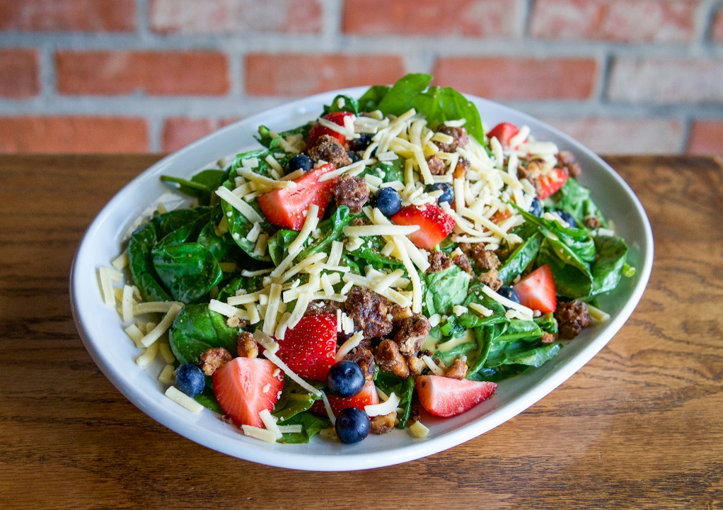Order Spinach + Bacon Salad food online from Santan Brewing Co. store, Chandler on bringmethat.com