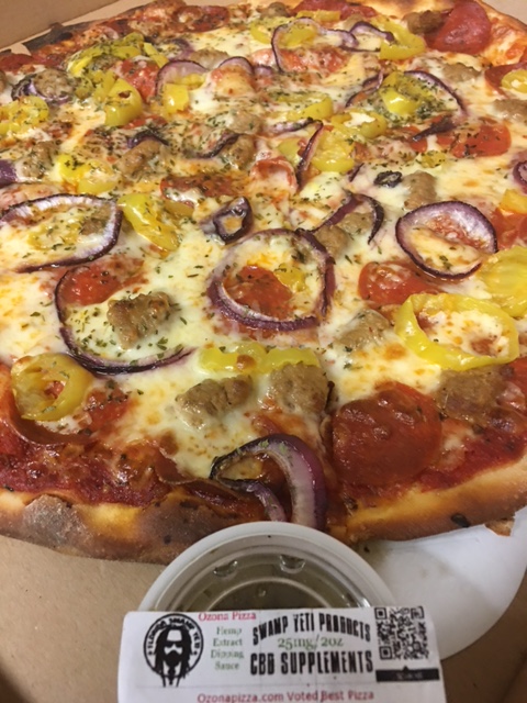 Order New Spicy Italiano Specialty Pizza food online from Ozona Pizza store, Palm Harbor on bringmethat.com