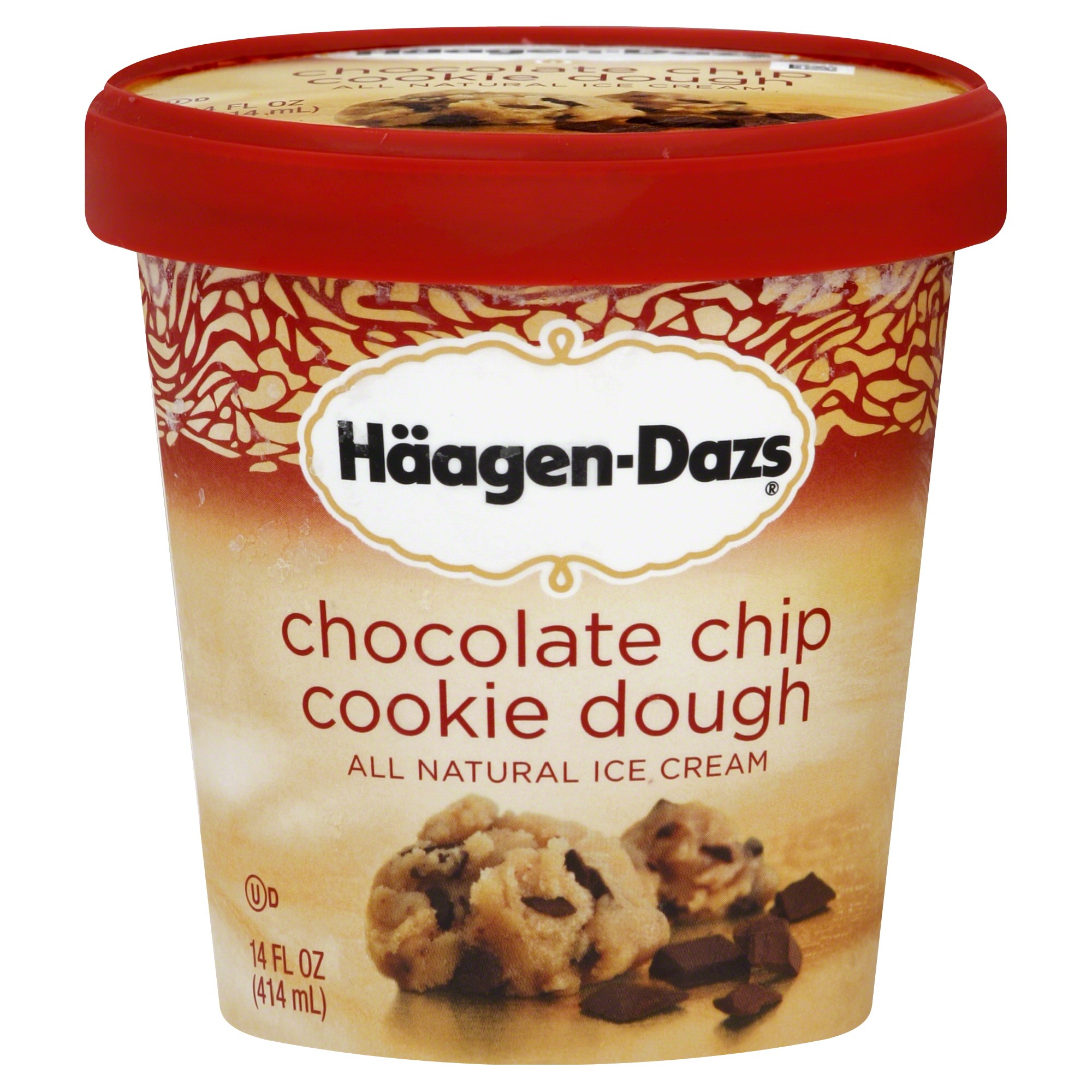 Order Haagen Dazs Ice Cream, Chocolate Chip Cookie Dough - 14 fl oz food online from Rite Aid store, CORNING on bringmethat.com