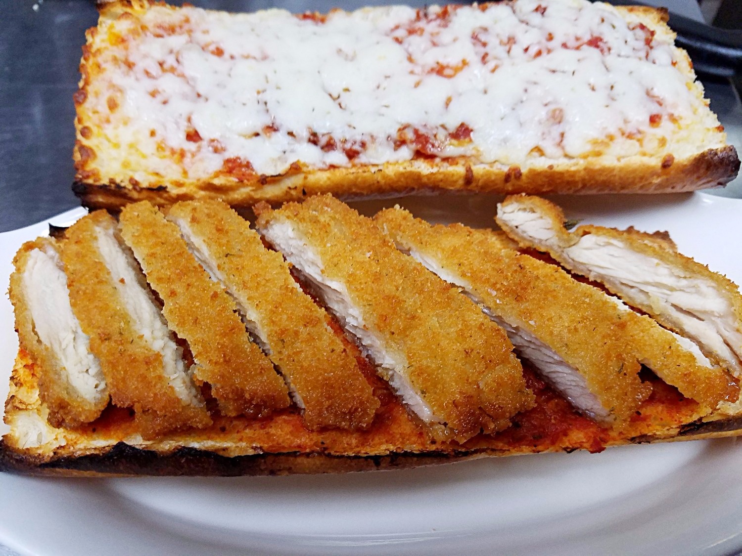 Order Chicken Parmesan Sandwich food online from Numero Uno Pizza store, Lawndale on bringmethat.com