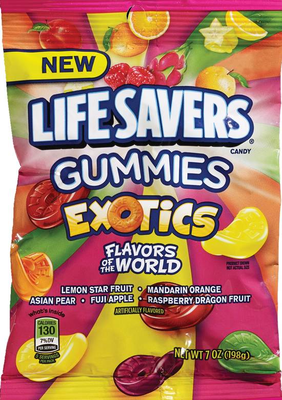 Order Life Savers Gummies Exotics, 7 OZ food online from Cvs store, FOUNTAIN VALLEY on bringmethat.com