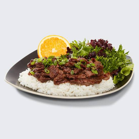 Order Steak Plate food online from Waba Grill store, El Monte on bringmethat.com