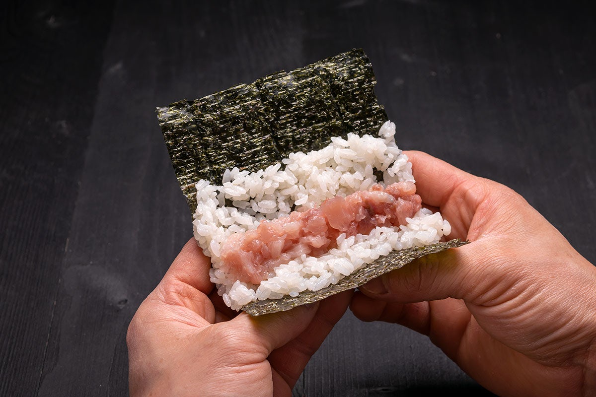 Order Yellowtail Hand Roll food online from Robata Jinya store, Los Angeles on bringmethat.com