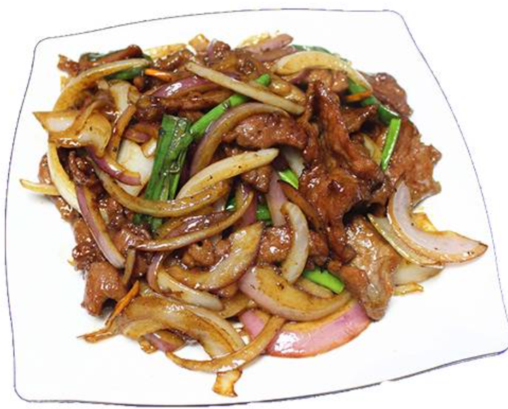 Order Mongolian Beef food online from Lin Express store, McAllen on bringmethat.com