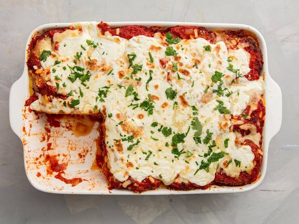 Order Eggplant Parmigiana dinner food online from Nonna Maria Pizzeria store, DeBary on bringmethat.com