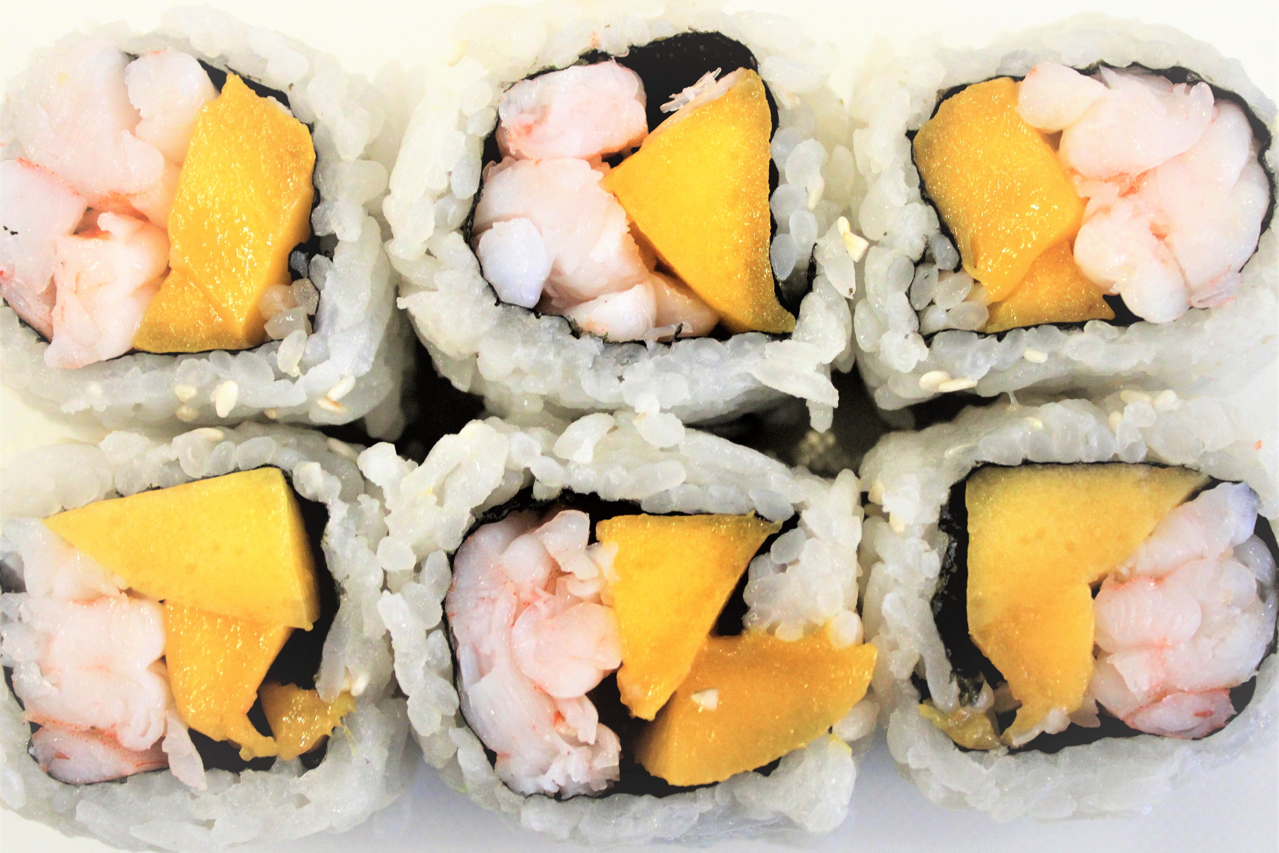 Order Mango Shrimp Roll food online from Makana Hawaiian & Japanese BBQ store, New York on bringmethat.com