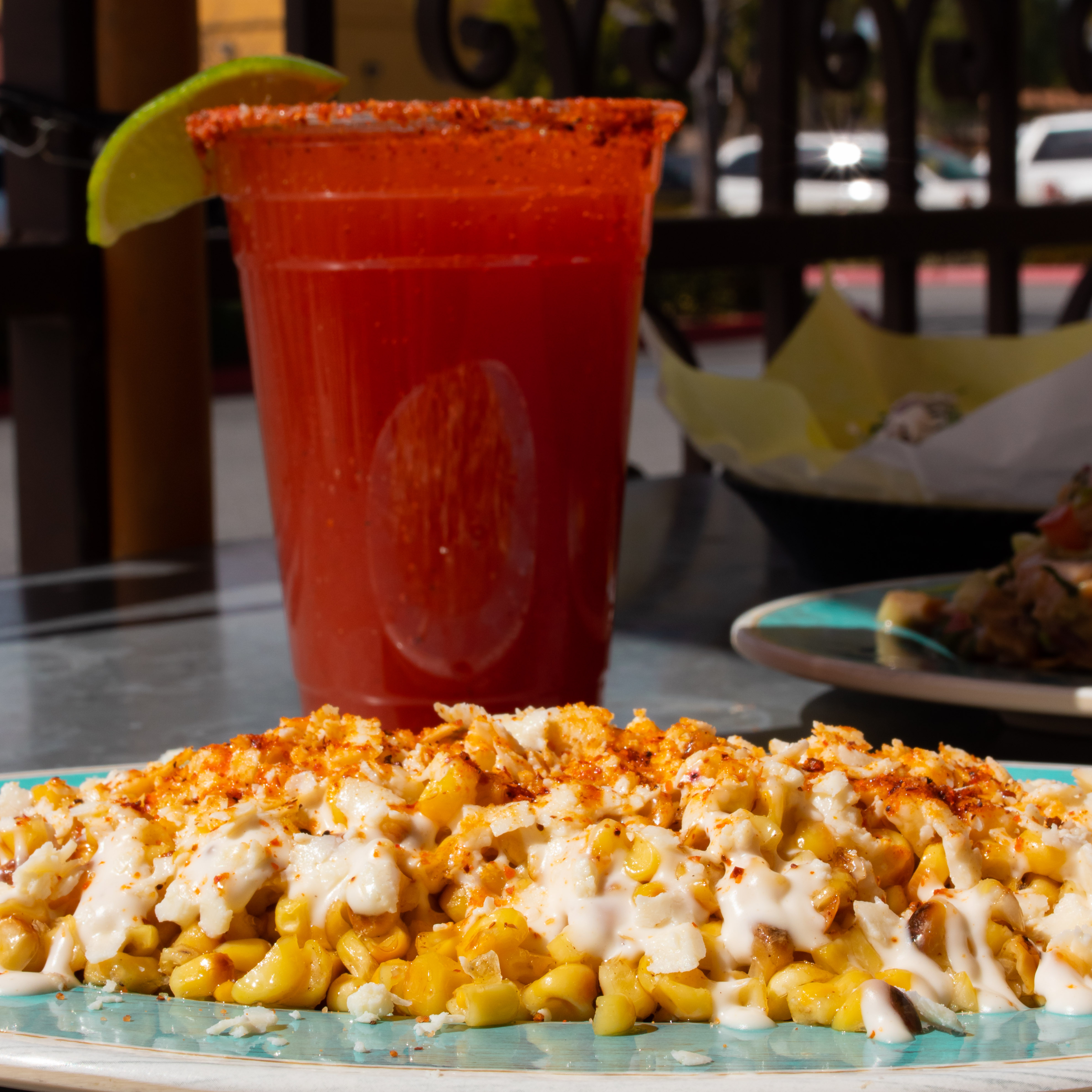 Order L.A. Corn food online from Baja Catch Fresh Grill store, Temecula on bringmethat.com