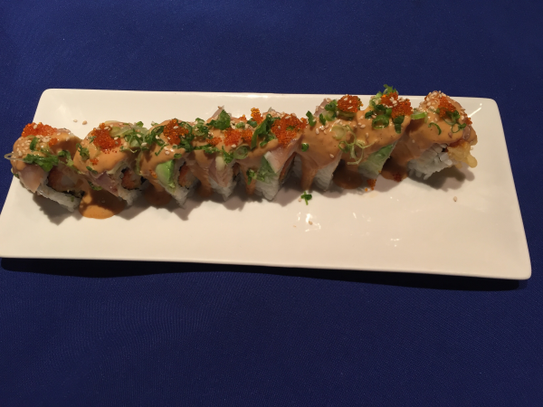 Order Spicy Albacore Roll food online from Hyuga Sushi store, San Marcos on bringmethat.com