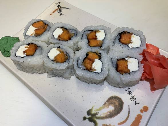 Order Sweet Potato with Cream Cheese Roll (8 pcs) food online from Inari Sushi store, Rockville on bringmethat.com