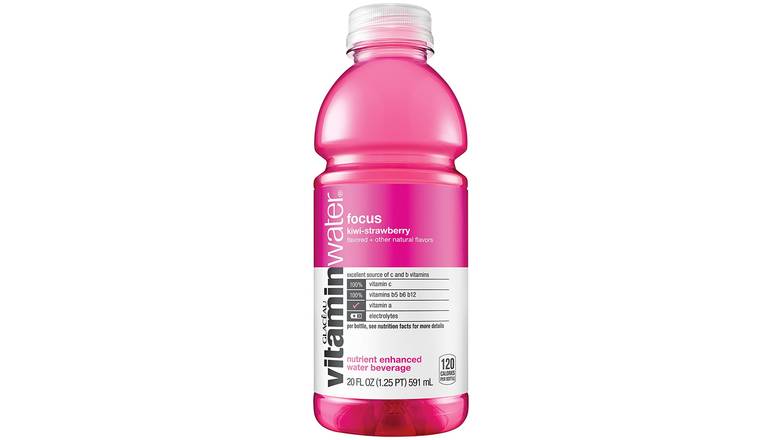 Order Vitaminwater Focus, kiwi strawberry food online from Star Variety store, Cambridge on bringmethat.com