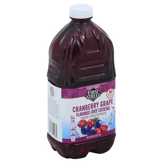 Order First Street · Cranberry Grape Juice Cocktail (64 fl oz) food online from Mesa Liquor store, Mesa on bringmethat.com