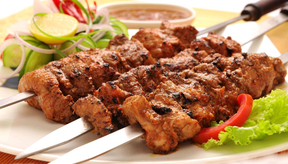 Order Chicken Bihari Kabab 7Pc food online from Baisakhi Dhaba store, Voorhees Township on bringmethat.com