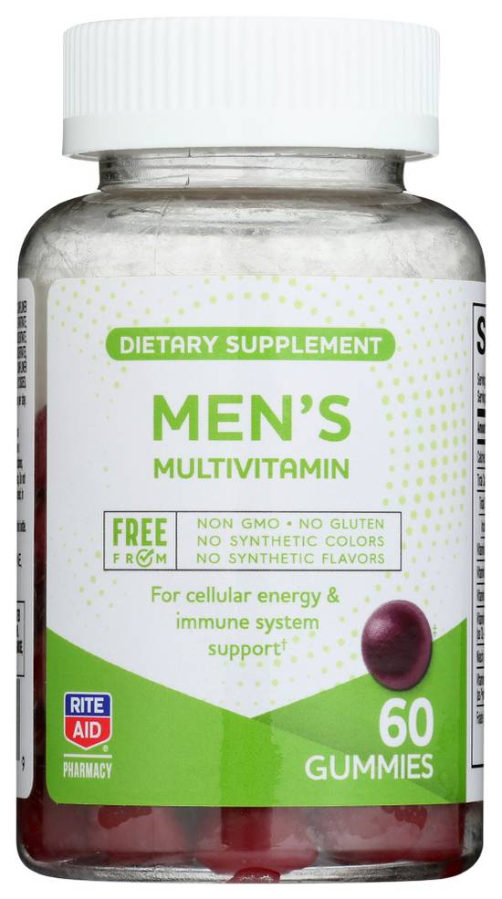 Order Rite Aid Pharmacy Free From Men's Multivitamin Gummy (60 ct) food online from Rite Aid store, Palm Desert on bringmethat.com