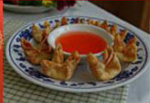 Order 4. Crab Rangoon food online from China Kitchen store, Madison on bringmethat.com