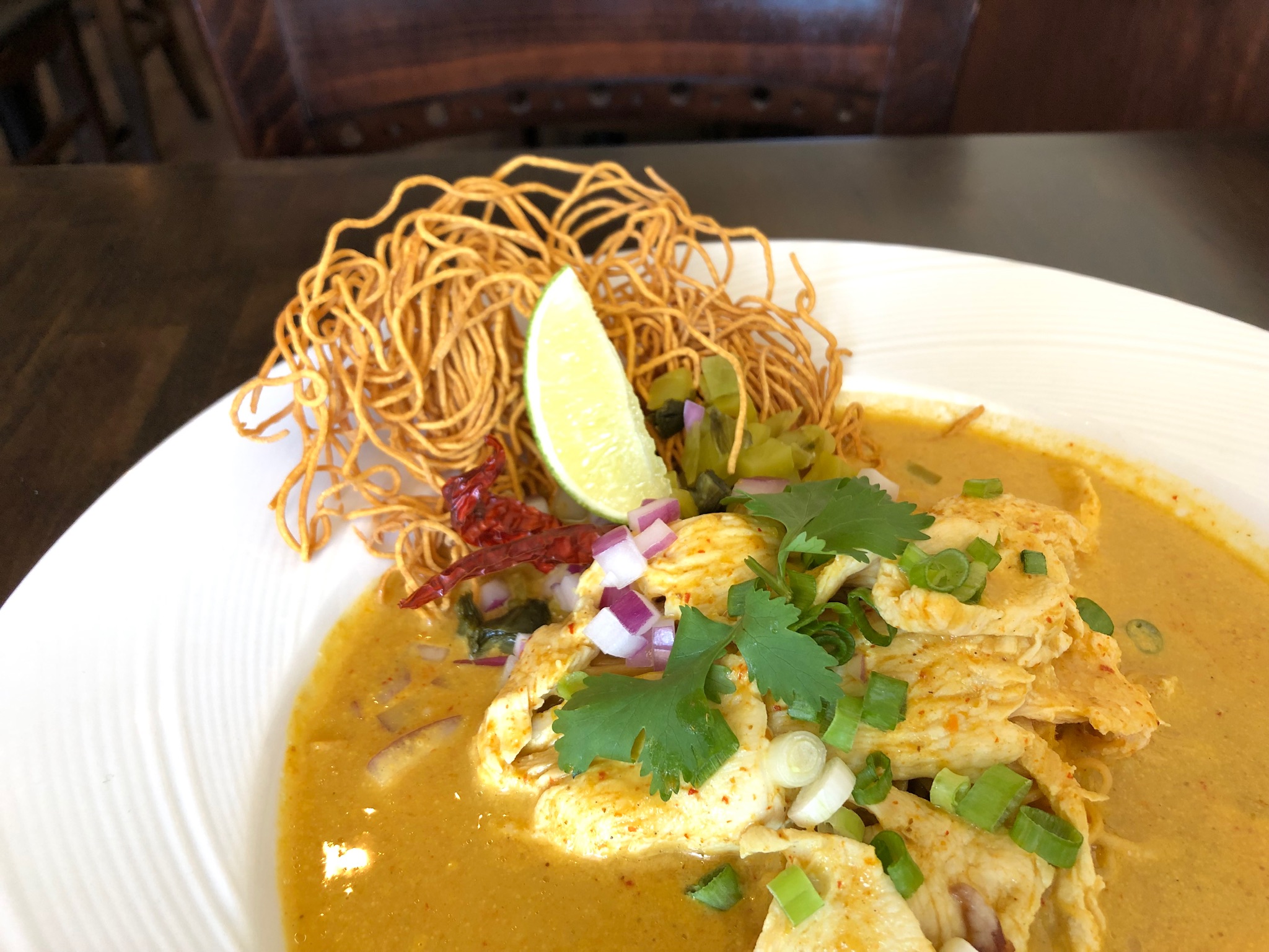 Order Khao Soi food online from Lemongrass Thai Eatery store, Dallas on bringmethat.com