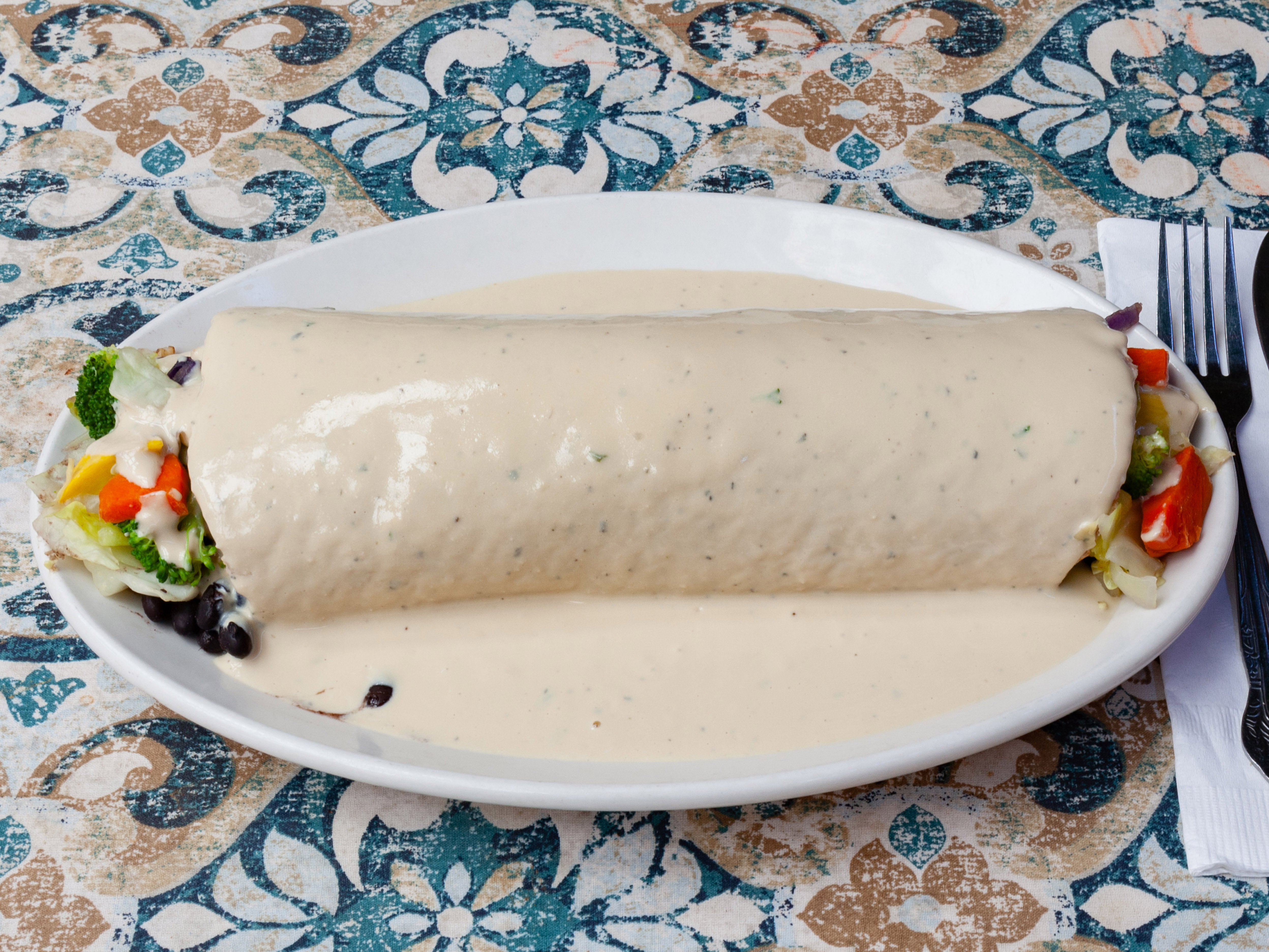 Order Savory Garden Burrito food online from The Spot store, Hermosa Beach on bringmethat.com