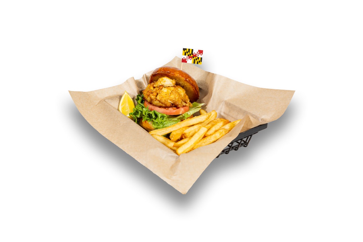 Order Maryland Crab Cake Sandwich food online from The Greene Turtle store, Hunt Valley on bringmethat.com