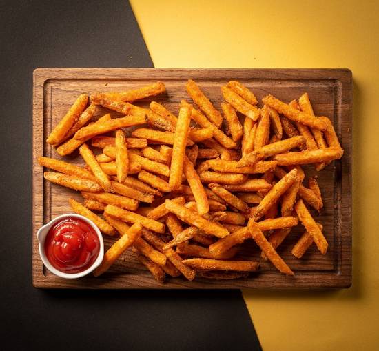 Order Spicy Fries food online from Bun Burger Kitchen store, Lakewood on bringmethat.com