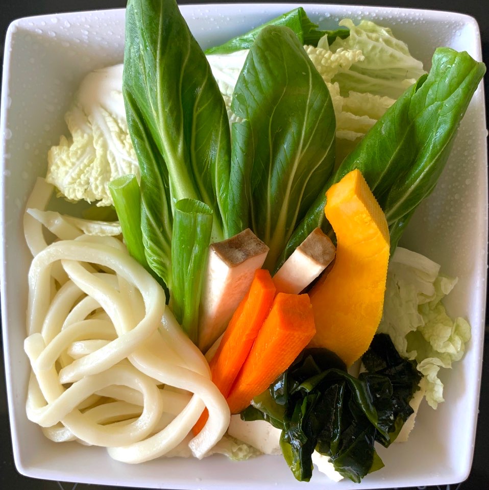 Order Extra vegetable plate (shabu ) food online from Oseyo Shabu Shabu store, Pasadena on bringmethat.com