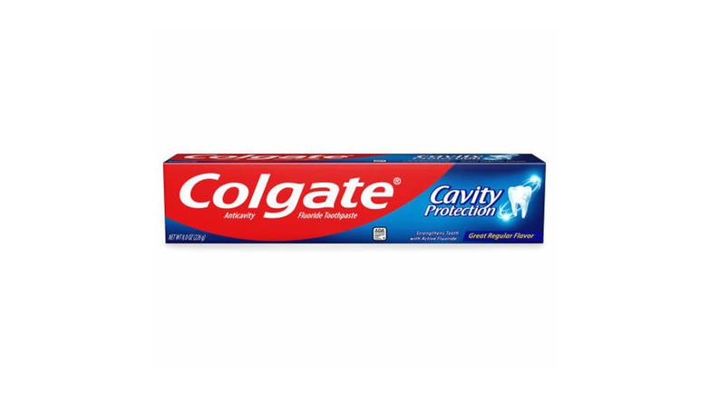 Order Colgate Cavity Protection Regular Flavor Toothpaste food online from Route 7 Food Mart store, Norwalk on bringmethat.com