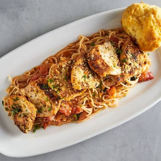 Order Tomato Basil Chicken food online from Copeland's of New Orleans - Harvey store, Harvey on bringmethat.com