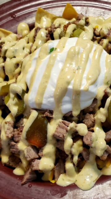 Order Smokehouse Nachos food online from Champs Smokehouse Bbq store, Bakersfield on bringmethat.com
