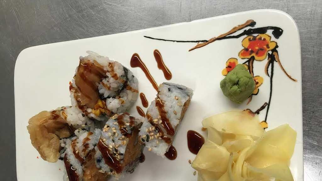 Order Sweet Potato Tempura Roll food online from Ginza Japanese Cuisine store, Bloomfield on bringmethat.com