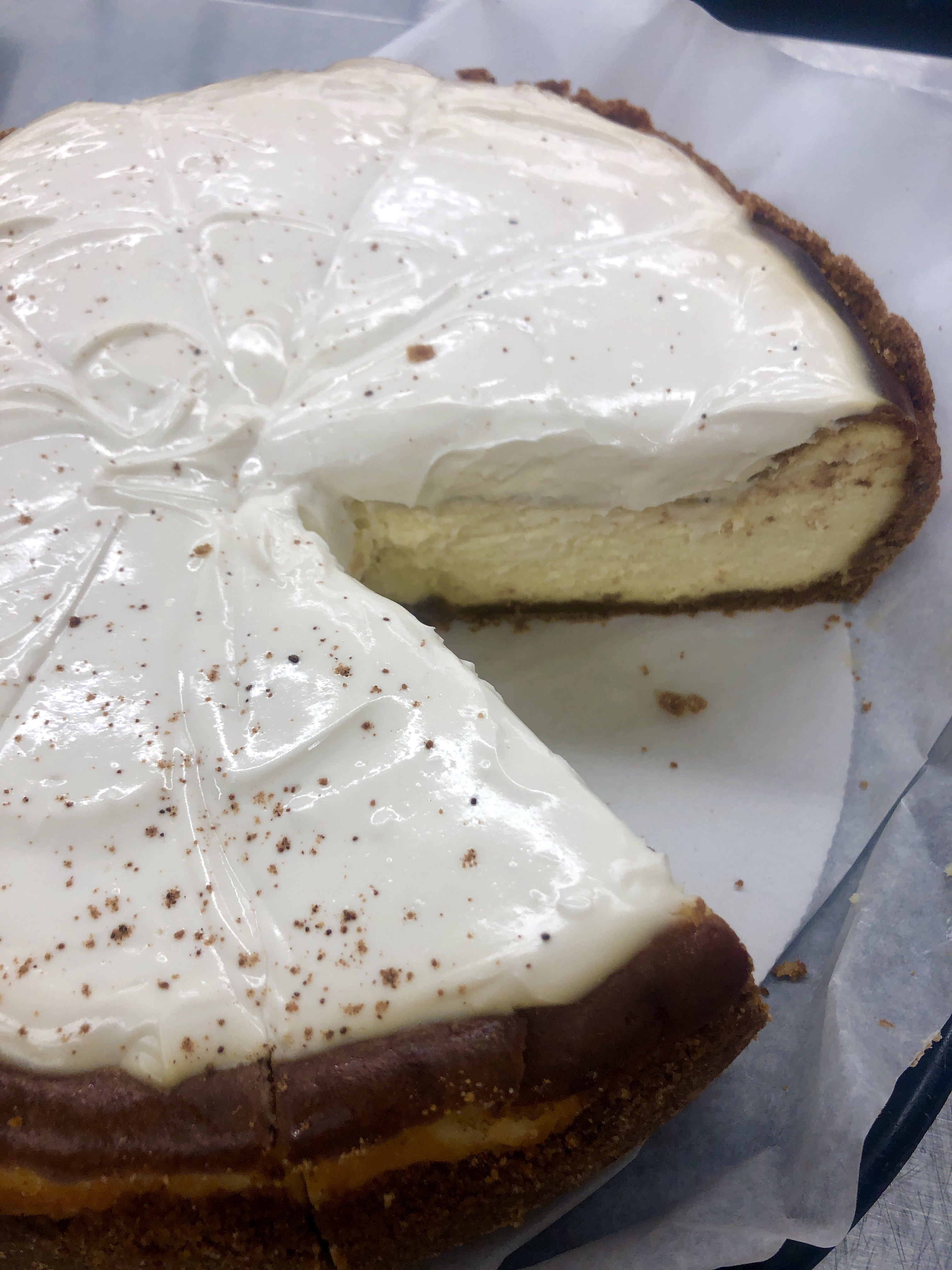 Order New York Cheesecake Slice food online from Barry Espresso Bakery & Deli store, Eugene on bringmethat.com