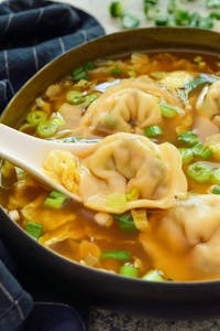 Order 202. Wonton Soup 云吞汤 food online from Happy Dragon store, Kansas City on bringmethat.com