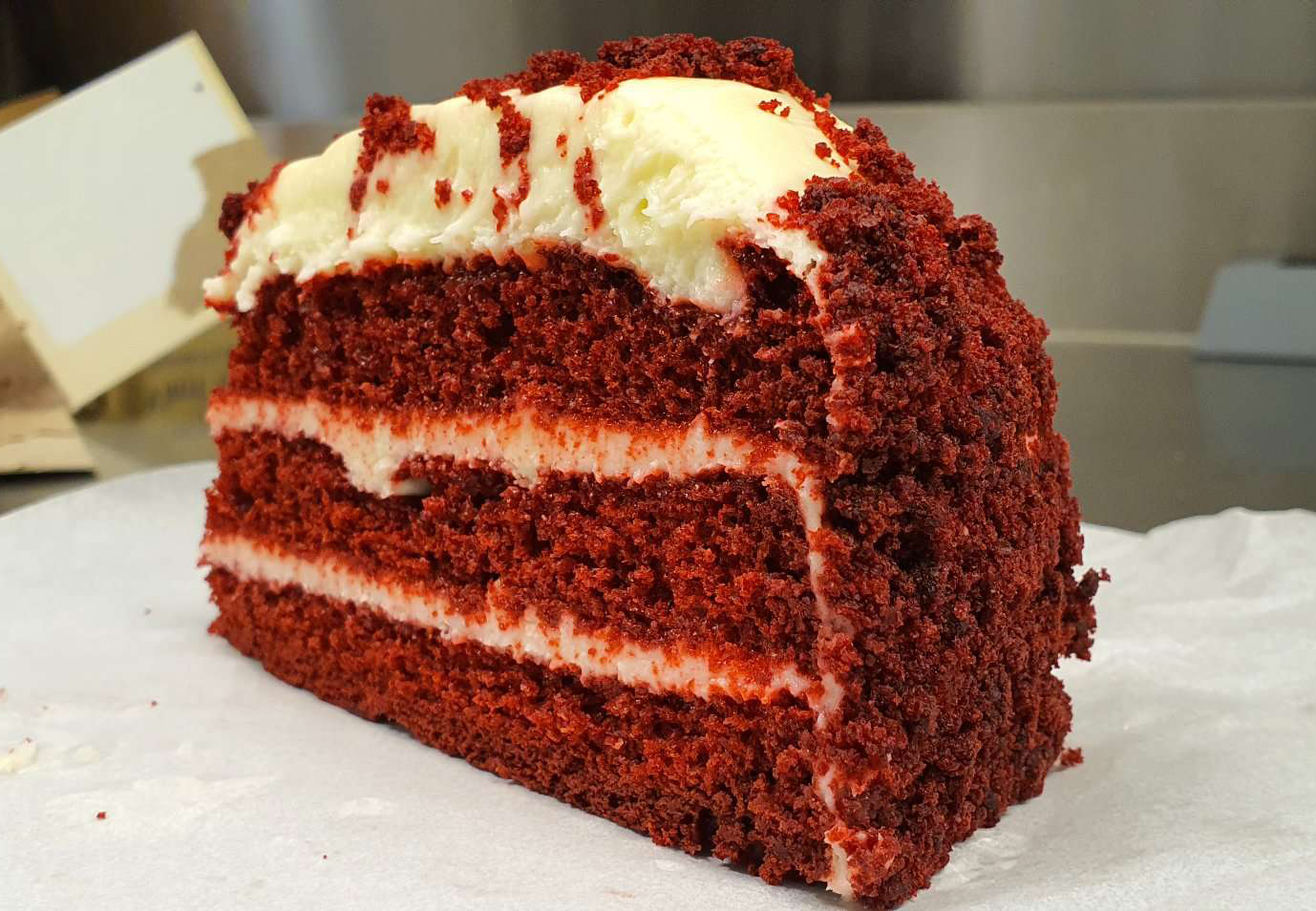 Order Red Velvet Cake food online from Shahs Halal Food store, Holbrook on bringmethat.com